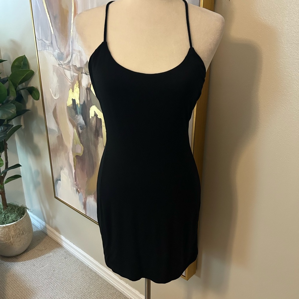 H:ours/Revolve Chain Back Mini Dress - Picture 3 of 5